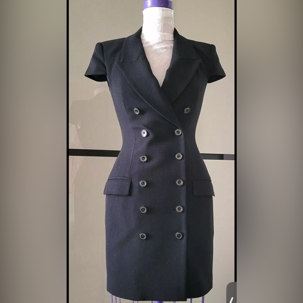 Rachel Zoe Black Blazer Dress, 6 - Picture 2 of 7